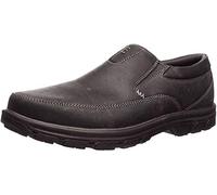 Skechers Herren Segment-The Search Slipper, Schwarz Leder, 48.5 EU