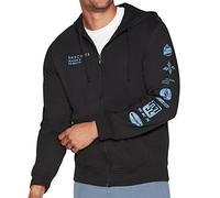 Skechers Herren Skech-Sweats Overland FZ Hoodie, Black, XL