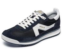 Skechers Herren Skx 92 Spective Turnschuhe, Black Leather/White Textile/Pu, 45.5 EU