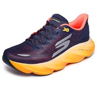 Skechers Herren Skx Aero Burst Laufschuhe Neutralschuh Navy/Orange - Dunkelblau 44,5