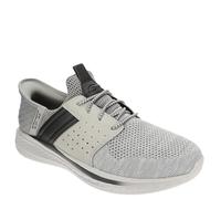 Skechers Herren Slade-Ocon 210811 Gestrickte Bungee-Spitzen-Slip-Ins, GRAU, 39.5 EU