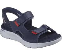 Skechers Herren Slip-Ins Go Walk Flex Easy Entry Sandalen Sport, marineblau/rot, 45 EU
