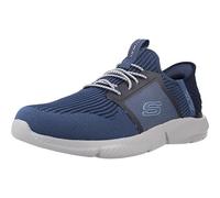 Skechers Ingram - Brackett Herren Slipper, blau, Größe 44 44