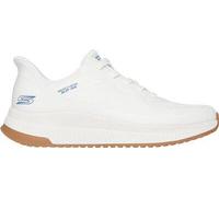 SKECHERS Herren Slipper BOBS SQUAD 4 WHITE - Gr. - 45