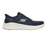 Skechers Herren-Slipper Go Walk Now Payton marineblaues Textil/weißer Rand Größe 43