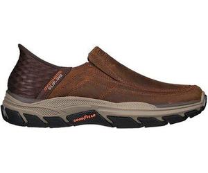 SKECHERS Herren Slipper RESPECTED-ELGIN DARK BROWN - Gr. - 46
