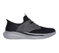 Skechers Slip-ins Relaxed Fit: Slade - Caster Sneaker in Schwarz/Grau, Größe 42, Vegan