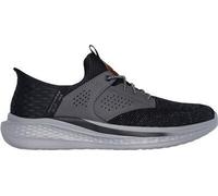 Skechers Slip-ins Relaxed Fit: Slade - Caster Sneaker in Schwarz/Grau, Größe 44, Vegan