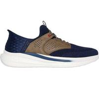 Skechers USA Men's Slade-Caster Sneaker, Marineblau/Tan, 41 EU
