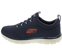 Skechers Herren Slipper Summits LOUVIN, Männer Slip-On,Slipper,Mokassins,Halbschuhe,Slides,Schlupfschuhe,schluepfschuhe,Blau,42 EU