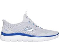 SKECHERS Herren Slipper SUMMITS-TOP RATE GRAY BLUE - Gr. - 45