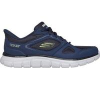 SKECHERS Herren Slipper TRACK - EZRAL NAVY LIME - Gr. - 48.5