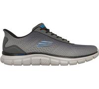 SKECHERS Herren Slipper Track - Revno CHARCOAL GRAY - Gr. - 48.5