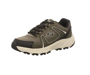 Skechers Herren-Sneaker-Schnürhalbschuh HILLCREST 2.0 - SABBADAY FALLS Oliv-Grün-Schwarz 47½
