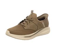 Skechers Herren-Sneaker-Slipper SLIP-INS RELAXED FIT Khaki-Braun-Beige 45