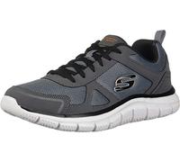 Skechers Herren-Sneaker Track-scloric 52631-bbk, knöchelfrei, - Grau / Marineblau - Größe: 47 EU
