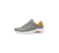 Skechers Herren-Sneaker UNO-Suited On Air, Salbei/Gelb, 10 | Freizeitschuh, luftgekühlter Memory-Schaum, Skech-Air, Schnürschuh
