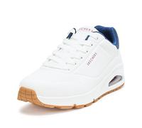 Skechers Herren-Sneaker "Uno-Suited on Air", Weiß/Marineblau/Rot, 14 Wide