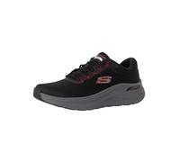 Skechers Arch Fit 2.0 Sport Herren, Schwarzes Mesh-Synthetik, 46 EU