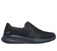 Skechers Herren Squad Chaos Sr Urgran Medizinischer Serviceschuh, Schwarzes Textil-Synthetik, 44 EU