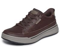 Skechers Herren Sterling Hansel Slip-InTurnschuhe, Chocolate Leather / Synthetic, 45 EU