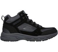 Skechers Herren Schnürboots Oak Canyon Ironhide – Leder, Mesh, Memory Foam, Gr. 42, Schwarz