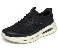 Skechers Herren Streetwear Sloan - Remming Suede W/Mesh Bungee Lace Slip-Ins, Schwarz, 7.5