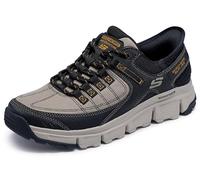 Skechers Herren Gipfel bei Sneaker, Taupe Synthetic Mesh Black Trim, 41 EU