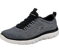 Skechers Herren-Sneaker-Slipper Summits Louvin Schwarz/Weiß Größe 41