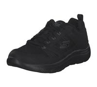 Skechers Herren Summits New World sneakers, Black Leather Pu Mesh Black Trim, 47.5 EU