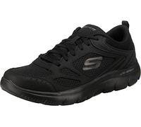 Skechers Herren Summits South Rim Turnschuhe, Black Leather/Mesh/Trim, 40 EU