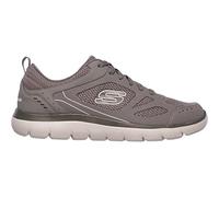 Skechers Herren Summits South Rim Turnschuhe, Charcoal Leather/Mesh/Trim, 48.5 EU