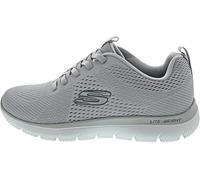 Skechers Herren SummitsSchuhe | Sneaker, Gray/Navy, Grau, Elastische Schnürsenkel, lite-weight, Herren, Schuhe