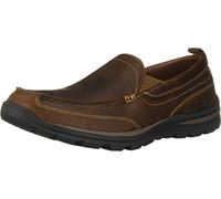 Skechers Herren Superior-Gains 63697 Moc Toe Slip On, Dunkelbraun, 43 EU