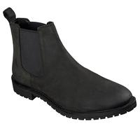 Skechers Herren The Bowery Turnschuhe, Black Nubuck Leather, 41 EU