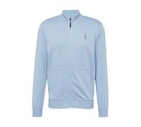 Skechers Herren The Hoodless Gowalk Eve Fleecejacke, Light Blue, L