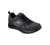 Skechers Herren Track-bucolo Sneakers, Schwarz Weiß, 45 EU