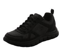 Skechers Herren Track Bucolo Sports Shoes,sports Shoes, Black Leather Mesh Trim, 41.5 EU