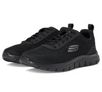 Skechers Herren Track Leshur, Schwarz/Schwarz, 11.5 Wide