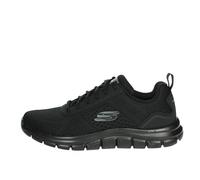 Skechers Herren Sneaker Track Leshur Schwarz Mesh Synthetik Größe EU 42,5