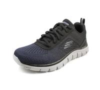 Skechers Herren Track RIPKENT Sneaker, Navy Mesh/Black Trim, 39.5 EU