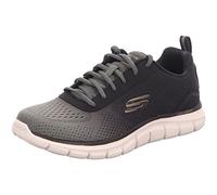 Skechers Herren Track Ripkent Sneaker, Olive Textile Black Trim, 43 EU