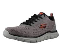Skechers Herren TrackSchuhe | Sneaker, Taupe/Navy, Beige, Schnürung, Maschinen waschbar, Herren, Schuhe