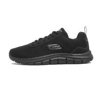 Skechers Herren TrackSchuhe | Sneaker, Taupe/Navy, Beige, Schnürung, Maschinen waschbar, Herren, Schuhe