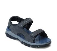 Skechers Herren Tresmen-Garo Open Toe Water Sandal, anthrazit, 45 EU