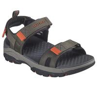 Skechers Herren Tresmen Sandalen, Synthetisches Mesh, Olivgrün, 45.5 EU