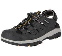 Skechers Herren Tresmen Menard Sandalen, Schwarzes Synthetisches Netz, 47.5 EU