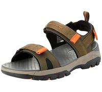 Skechers Herren Tresmen Sandalen, Olive Mesh Synthetic, 48.5 EU