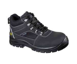 Skechers Herren Trophus Letic Memory Foam Leder Sicherheitsstiefel EU 44.5 / UK 10