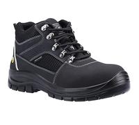 Skechers Herren Trophus Letic Stiefelette, Black Nubuck Leather Textile, 44 EU